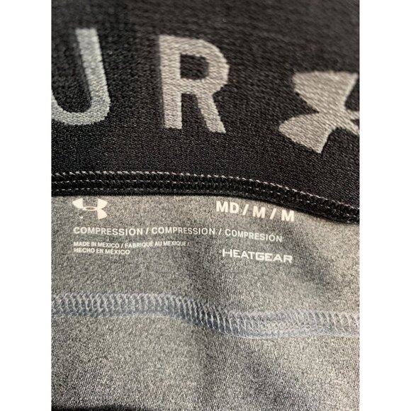 Under Armour Women's Gray Medium Heat Gear Compression Leggings - Picture 3 of 9